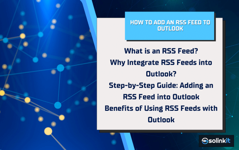Rass Or Rss How to add an RSS feed to Outlook or Gmail - Solinkit