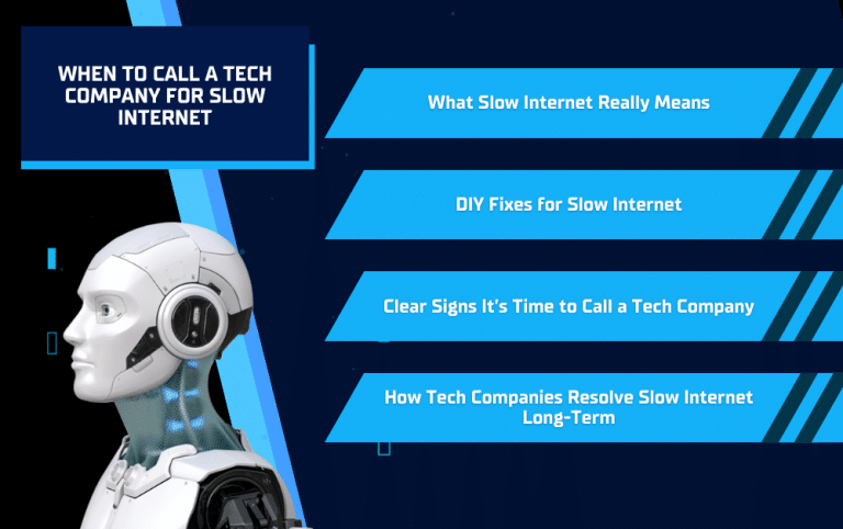 When to Call a Tech Company for Slow Internet - Solinkit